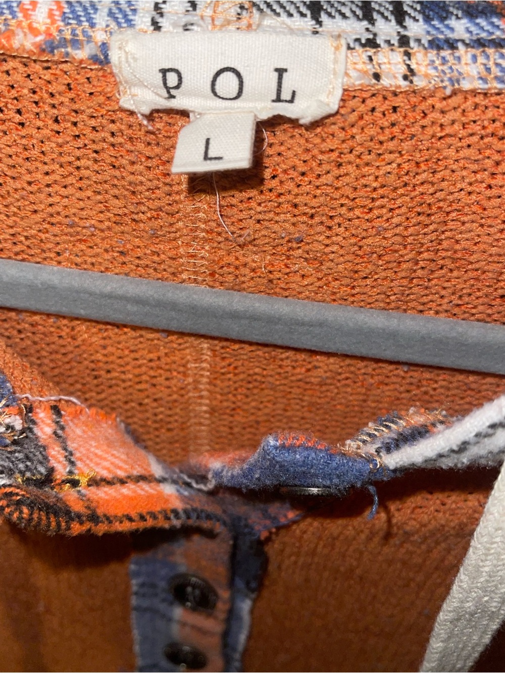 POL Raw seam Hoodie - Picture 3 of 5
